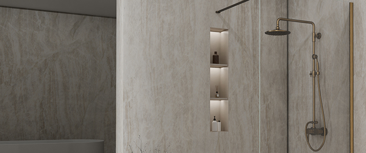 Colonna doccia in ottone