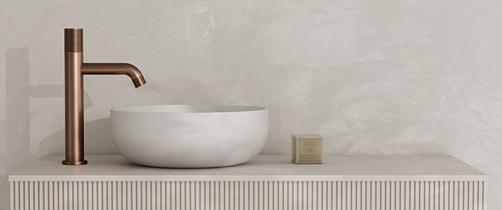 Miscelatore alto lavabo