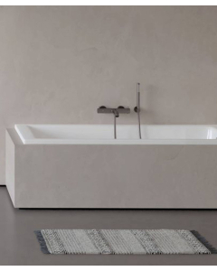 Baignoire rectangulaire classique Blanc brillant - Bali, encastrée