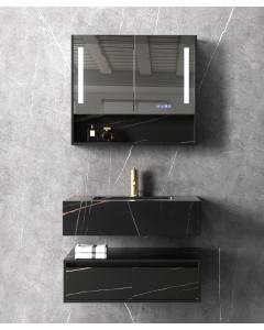 Mobile bagno Nero Madras - 80 cm - small