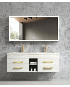 Mobile da bagno Bianco Jaipur - 150 cm - small
