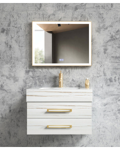 Mobile da bagno Bianco Jaipur - 80 cm - small
