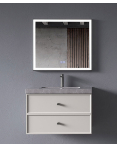 Mobile da bagno Grigio Delhi - small
