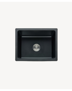 Lavello singolo 560 mm - granito nero - Kalmie