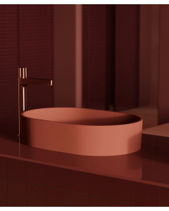Ovo - Lavabo da appoggio Terracotta - small