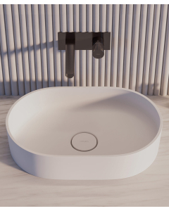 Ovo - Lavabo da appoggio Bianco opaco - small