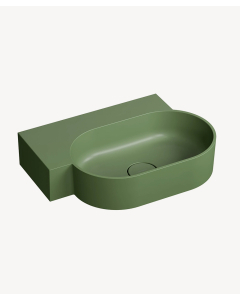 Ovo - Lavabo sospeso - Verde Oliva