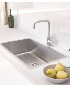 Lavello singolo 750 mm - acciaio inox - Hiba