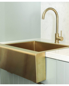 Lavello da cucina 600 mm - ottone spazzolato - Sugi - small