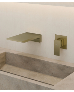 Miscelatore lavabo a parete a cascata - Thilia