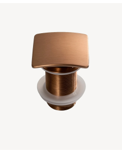 Piletta lavabo quadrata - Oro rosa spazzolato