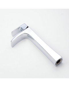 Miscelatore lavabo a cascata alto cromato in ottone