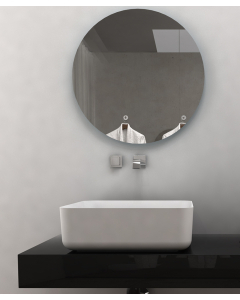 Lavabo quadrato da appoggio in solid surface Bianco opaco - Bunia - small
