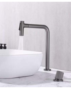 Miscelatore cucina 2 fori con doccetta