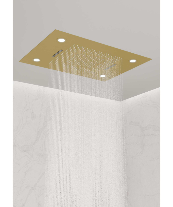 Gruppo doccia termostatico multifunzione a LED - 600x800 mm