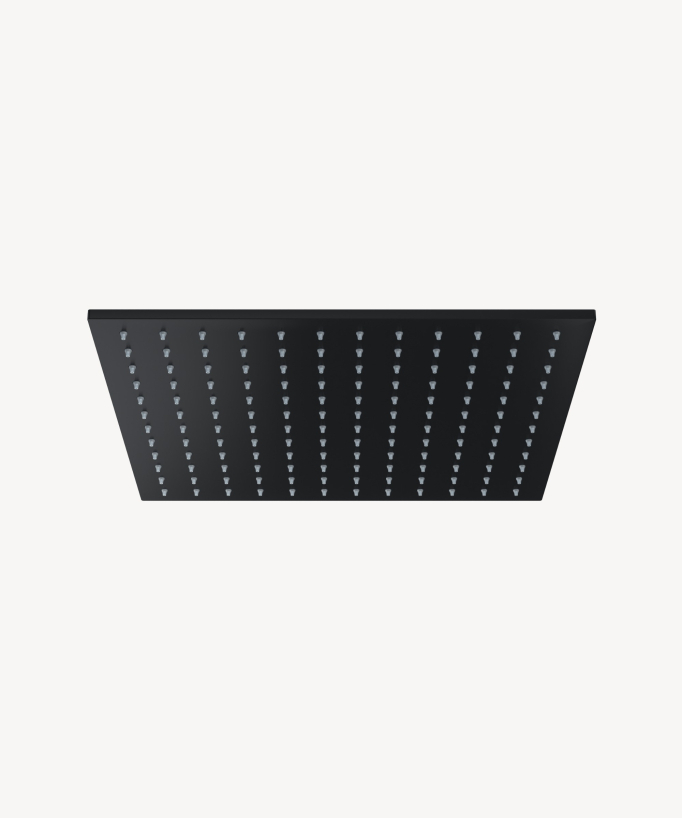 Sistema doccia termostatico a soffitto - Nero