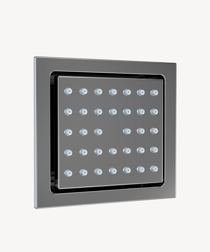 Gruppo doccia termostatico con 3 getti LED - 900x300 mm