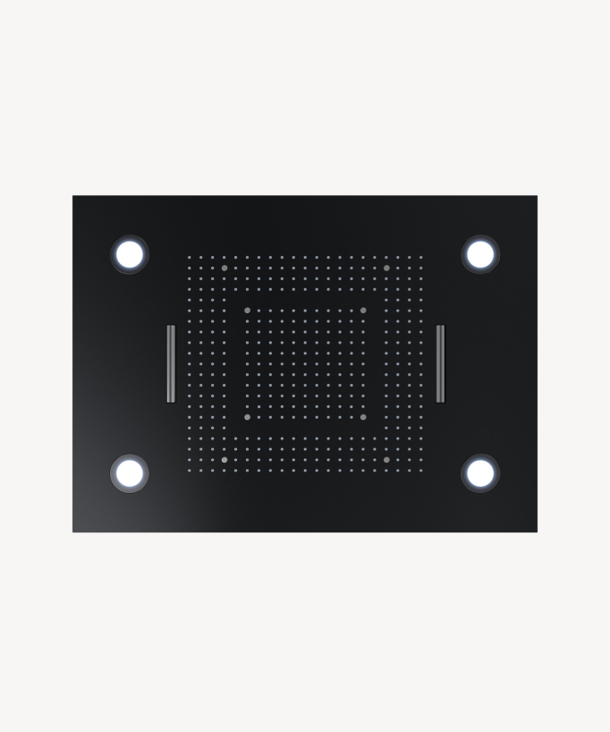 Pannello doccia termostatico multifunzione a LED - 600x800 mm