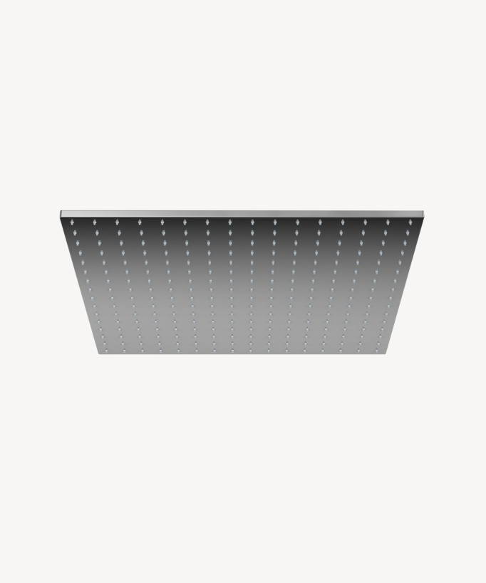 Sistema doccia termostatico a soffitto con getti nascosti 500 mm - Cromo