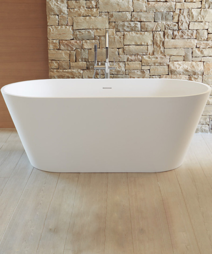 Vasca freestanding Bianco opaco - Moderna - small