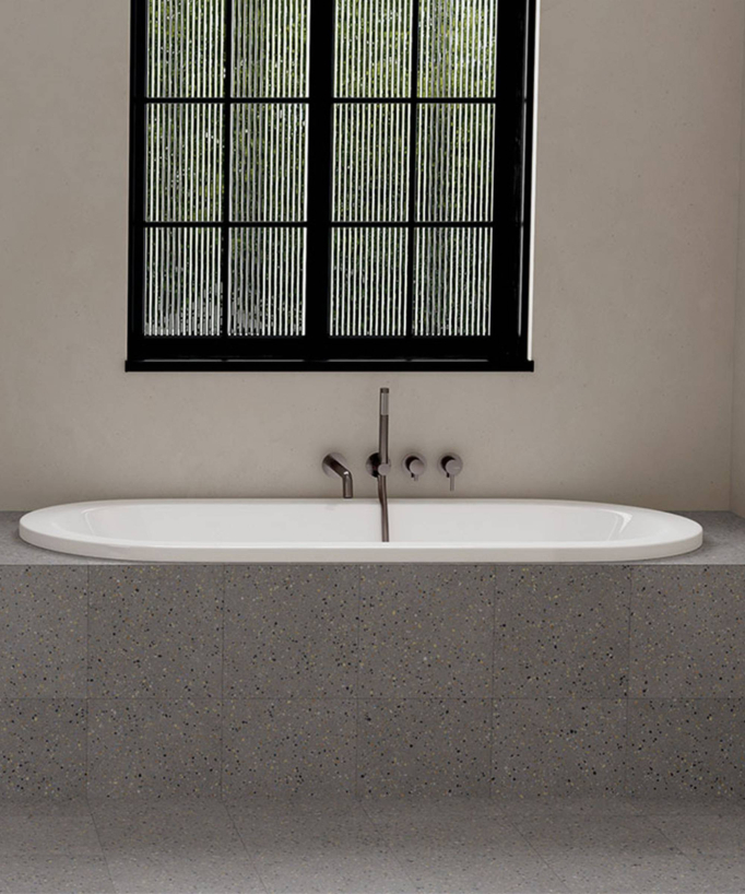 Vasca acrilica da incasso Bianco lucido - Loft