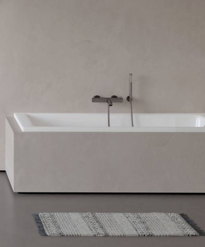 Vasca rettangolare classica Bianco lucido - Bali