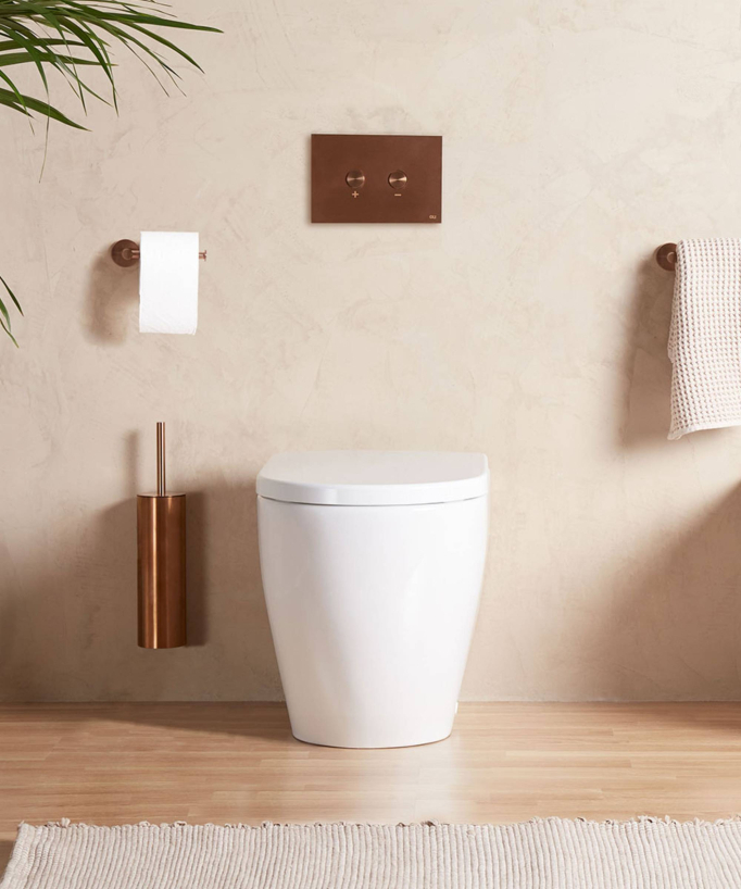 WC a pavimento con sedile incluso Bianco opaco - Arc