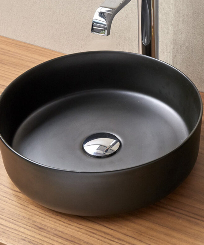 Lavabo rotondo in ceramica - Marsala - small