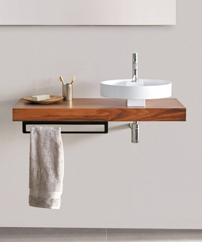 Lavabo originale in Sanydur - Ture Bianco Ø42 cm - small