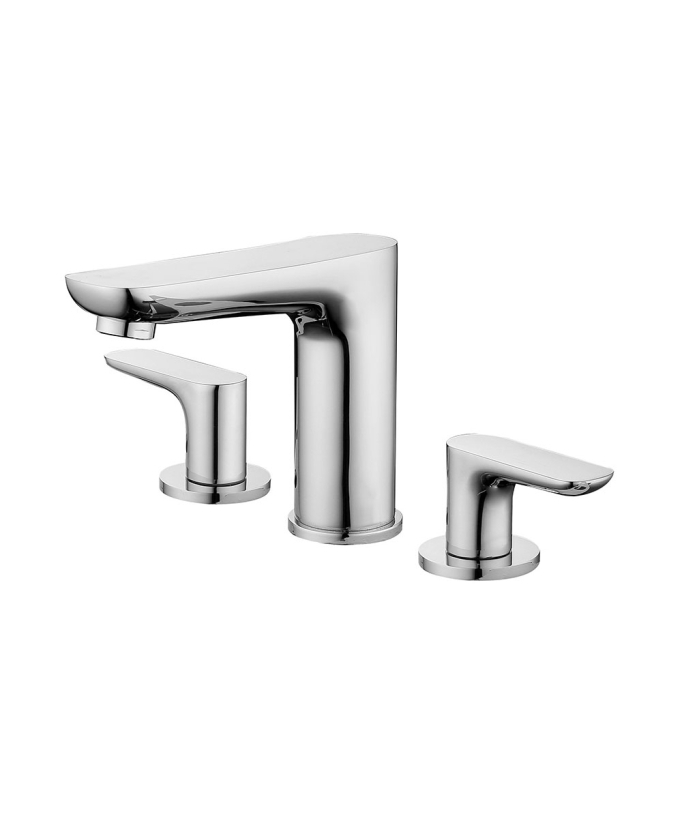 Rubinetto lavabo a ponte cromato - Spica
