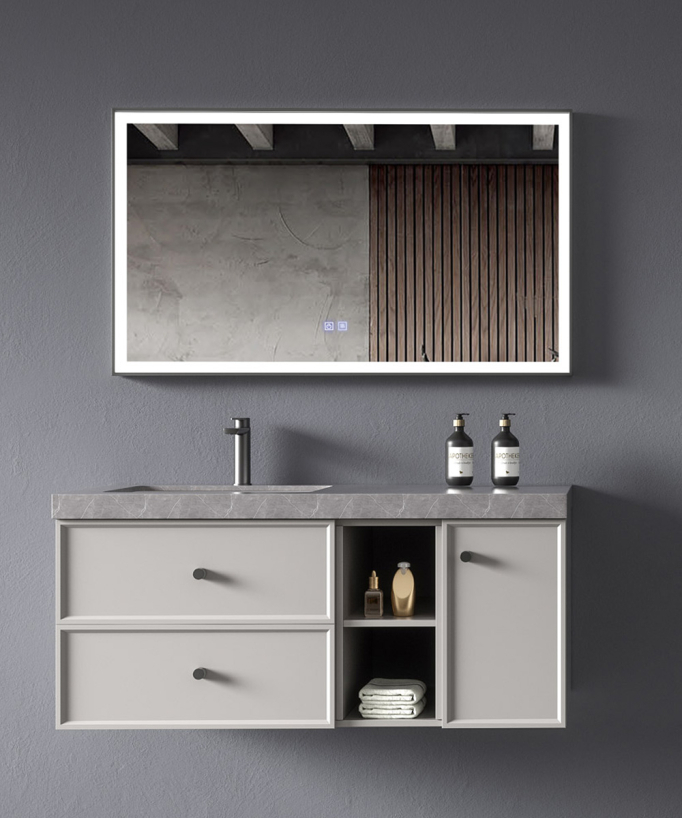 Mobile bagno Grigio Delhi - 120 cm - small