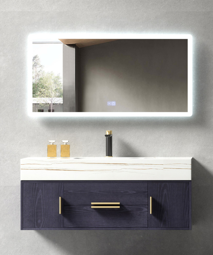 Mobile da bagno Blu Bangalore - 120 cm - small