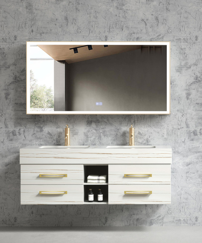 Mobile da bagno Bianco Jaipur - 150 cm - small