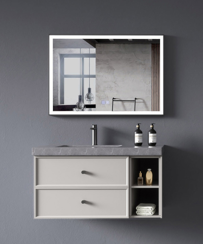 Mobile da bagno Grigio Delhi