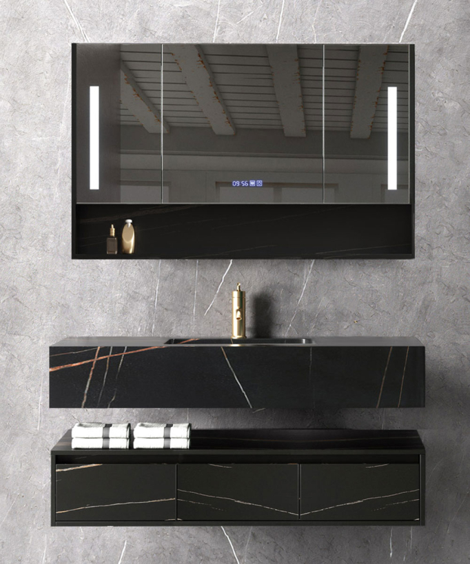 Mobile da bagno Nero Madras - 150 cm - small