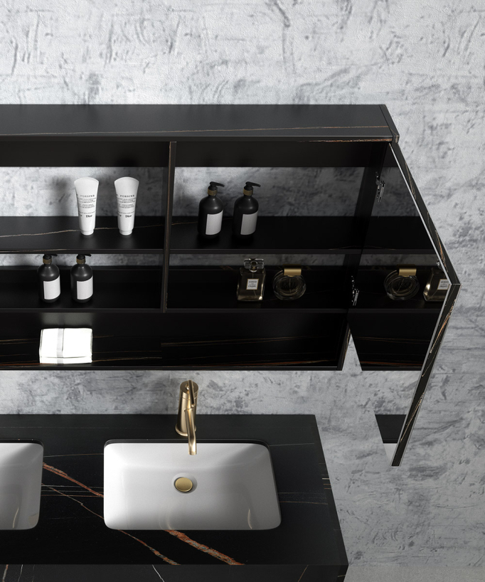 Mobile da bagno Nero Madras