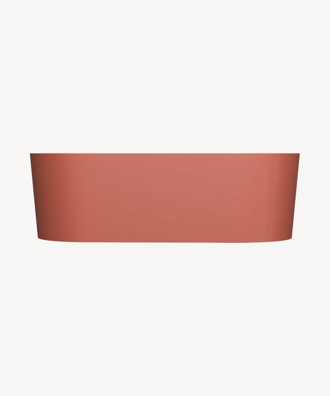 Ovo - Vasca freestanding ovale Terracotta