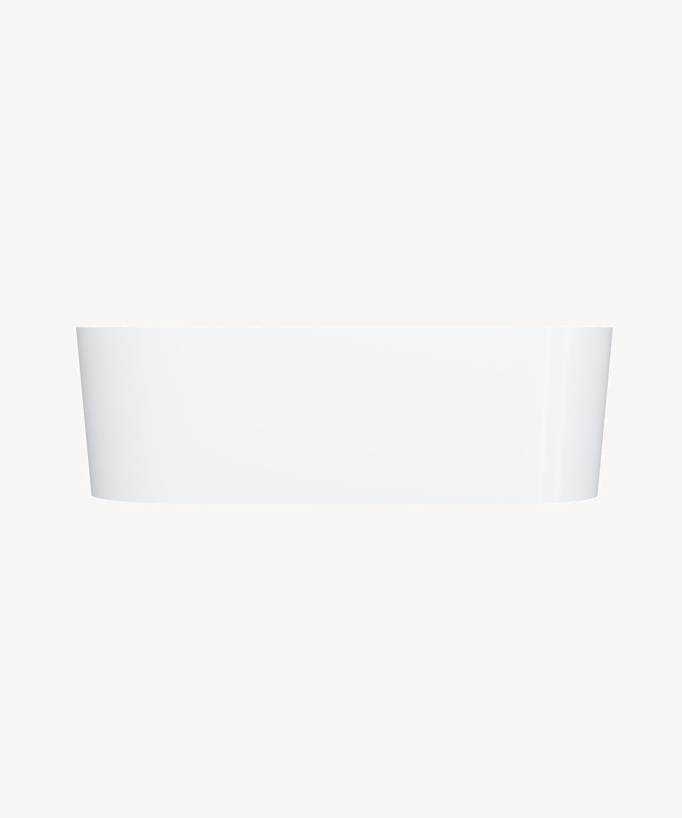 Ovo - Vasca freestanding ovale Bianco lucido