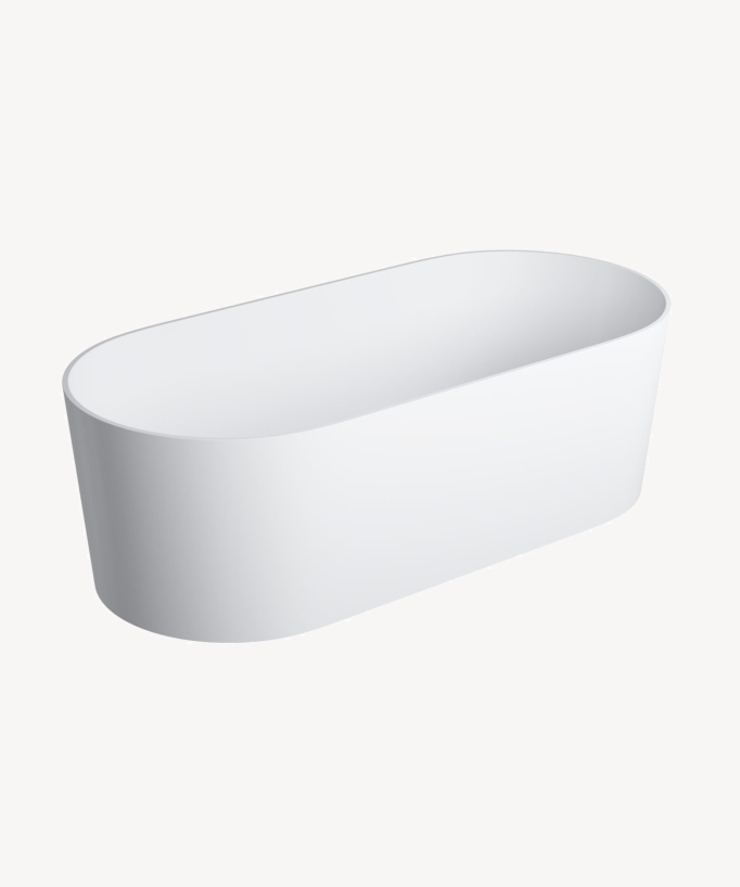 Ovo - Vasca freestanding ovale Bianco opaco