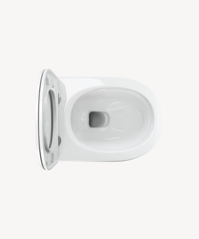 Ottawa Comfort - WC sospeso con sedile soft-close - Bianco