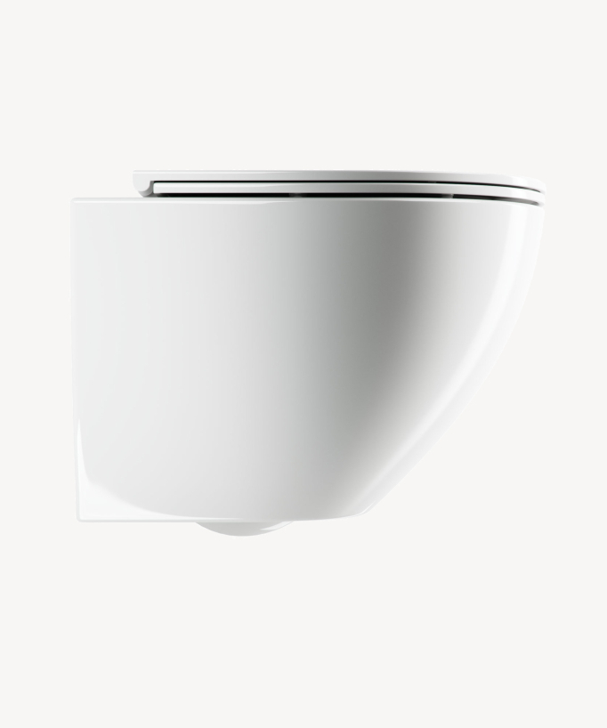 Ottawa Comfort - WC sospeso con sedile soft-close - Bianco