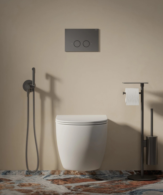 Ottawa - WC sospeso con sedile soft-close - Bianco