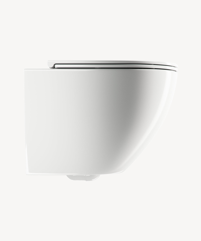 Ottawa - WC sospeso con sedile soft-close - Bianco