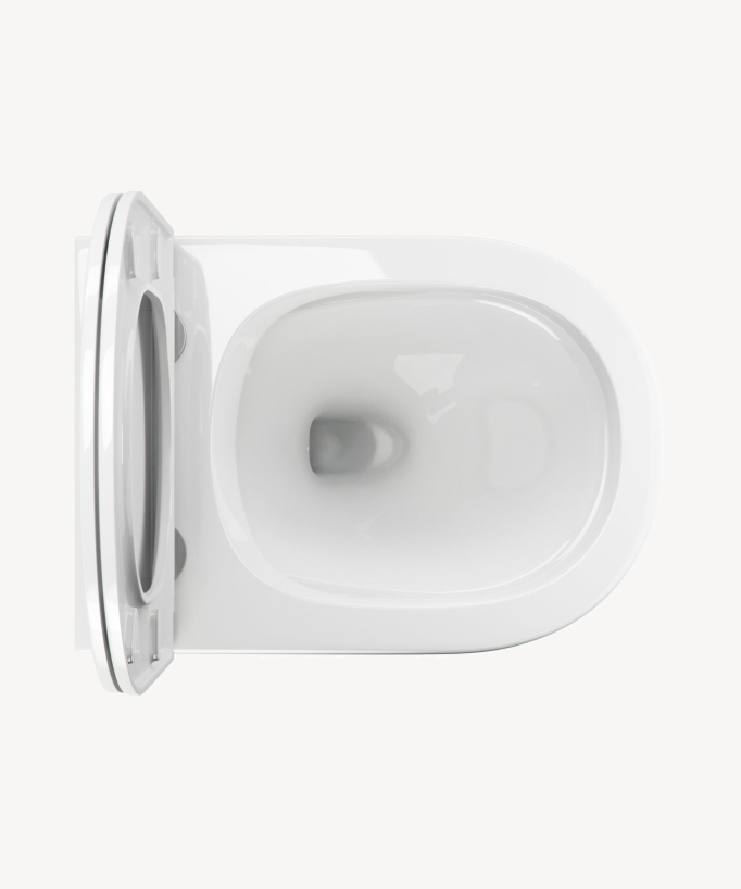 Ottawa - WC sospeso con sedile soft-close - Bianco