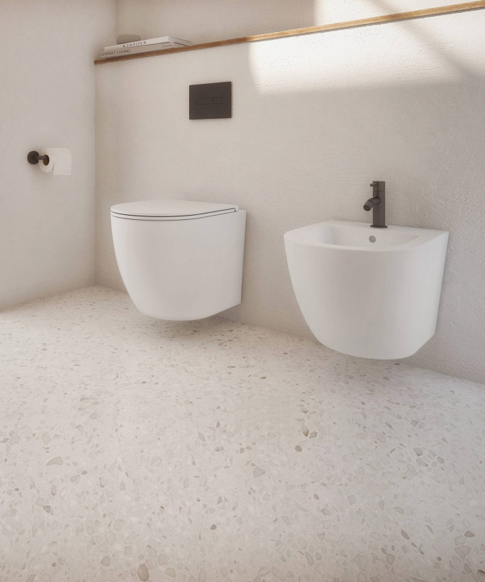 Ottawa - Bidet sospeso comfort - Bianco