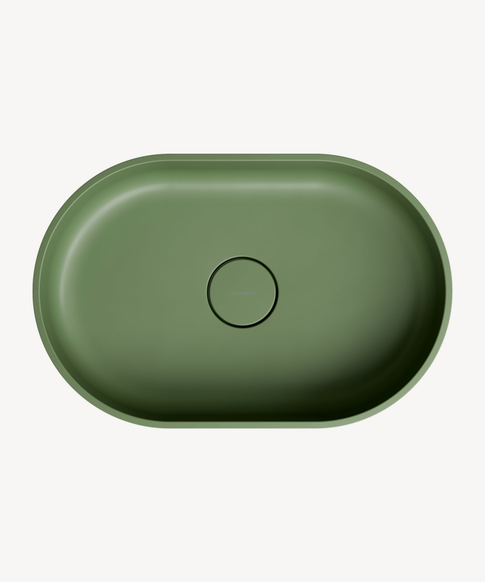 Ovo - Lavabo da appoggio Oliva