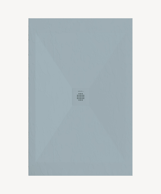Piatto doccia Grigio, finitura ardesia Stone SORTY, griglia colorata