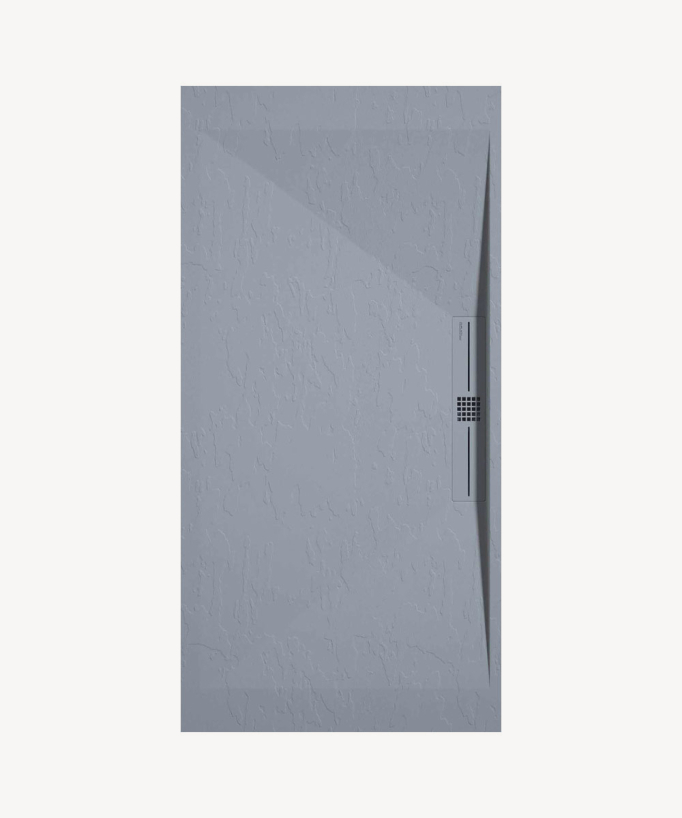 Piatto doccia Grigio, Ardoise Stone SIDE, griglia colorata