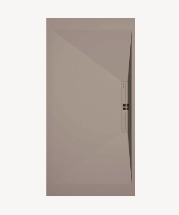 Piatto doccia Sable, finitura Liscia Stone SIDE, griglia colorata