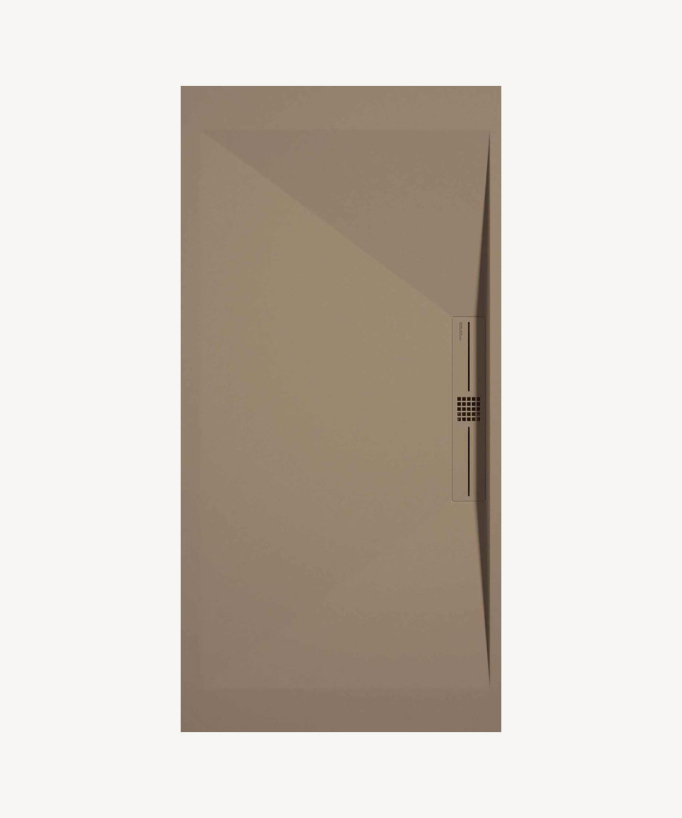 Piatto doccia Moka, Lisse Stone SIDE, griglia colorata